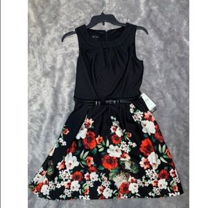 Black Floral Dress